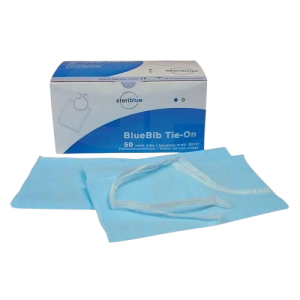 Bavettes bleu boîtes de 50 bavettes